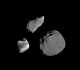 Phobos, Deimos i planetoida Gaspra